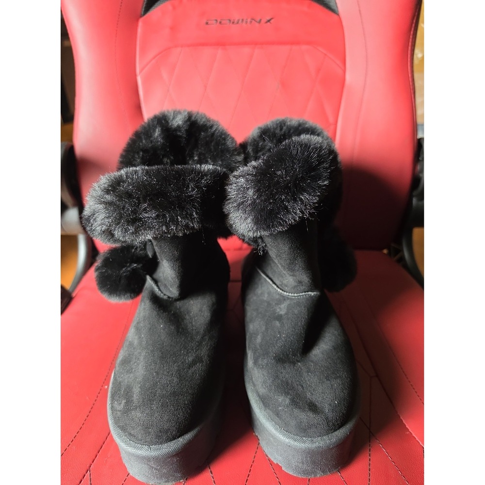 Rouge Helium Women's Black Winter Boots Size 7